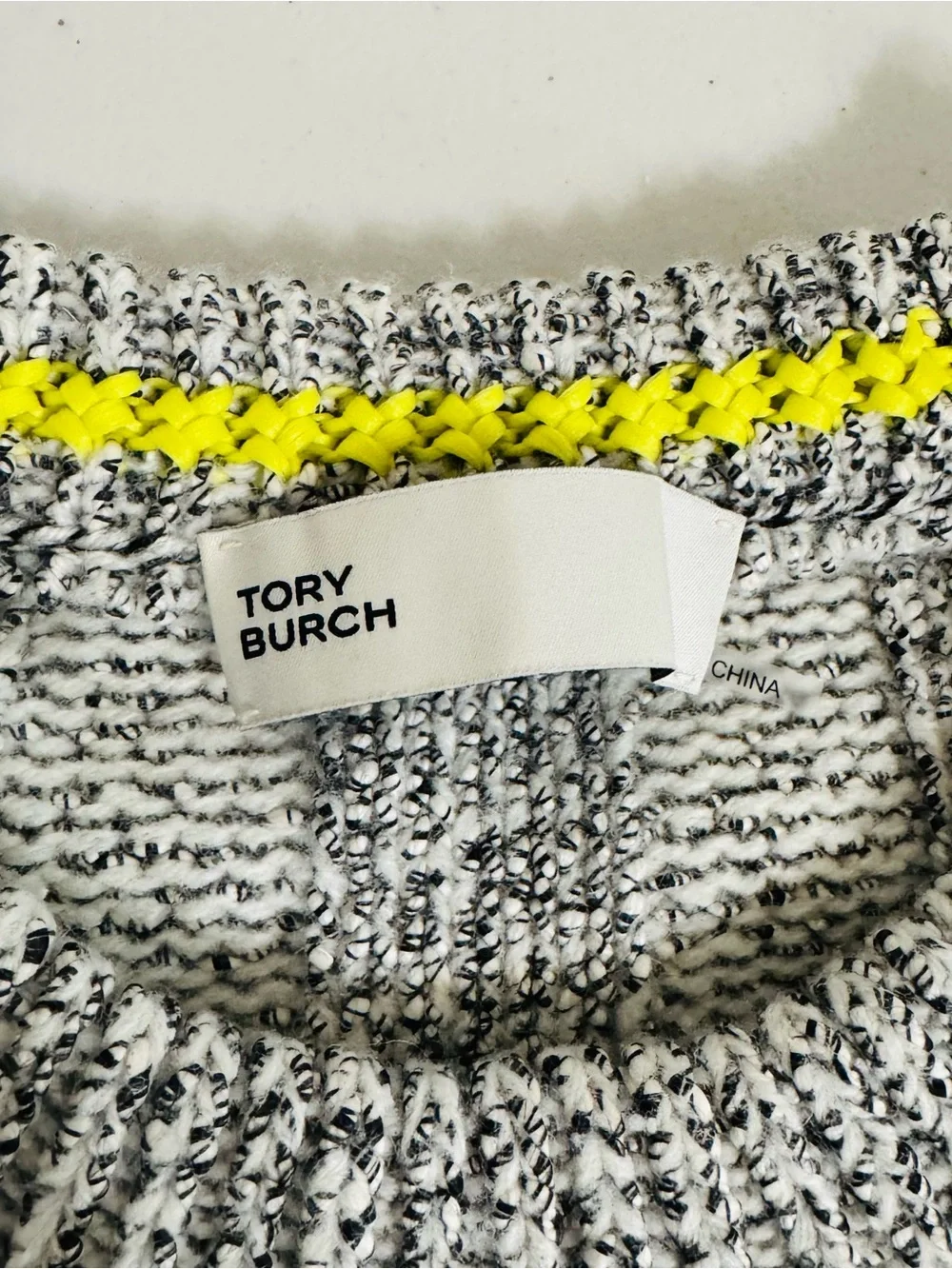 Tory Burch Crewneck Crop Sweater
